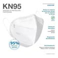 thumbnail image 2 of Cubrebocas Kn95 Tapabocas 100 Pz Mascarilla 5 Capas C/filtro, 2 of 8