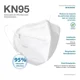 thumbnail image 2 of Cubrebocas Kn95 Tapabocas 100 Pz Mascarilla 5 Capas C/filtro, 2 of 8