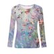 thumbnail image 4 of Pntutb - Camiseta holgada con estampado de moda para mujer, blusa de manga larga, cuello redondo, tops casuales Pntutb Pntutb-6848, 4 of 5