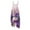 Purple, variant on Women's Christmas Print Casual Loose Retro Suspender Cotton And Linen Jumpsuit, Blue, L