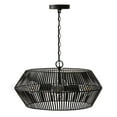 thumbnail image 4 of Capital Lighting 330341 Kaiya 4 Light 22" Wide Cage Pendant - Black, 4 of 7