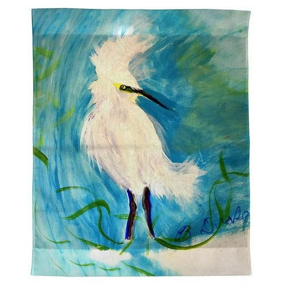 Betsy Drake TP1440 24 x 30 in. Wacky Egret Outdoor Wall Hanging