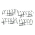 thumbnail image 3 of Juego de 4 escurridores de utensilios, soporte para costillas, estante de almacenamiento, inoxidable, multiusos Estante para platos negro, 3 of 9
