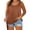 Coffee A, variant on Tank Tops for Women Plus Size Round Neck Sleeveless Top Casual Loose Comfy Basic Tee Blouse