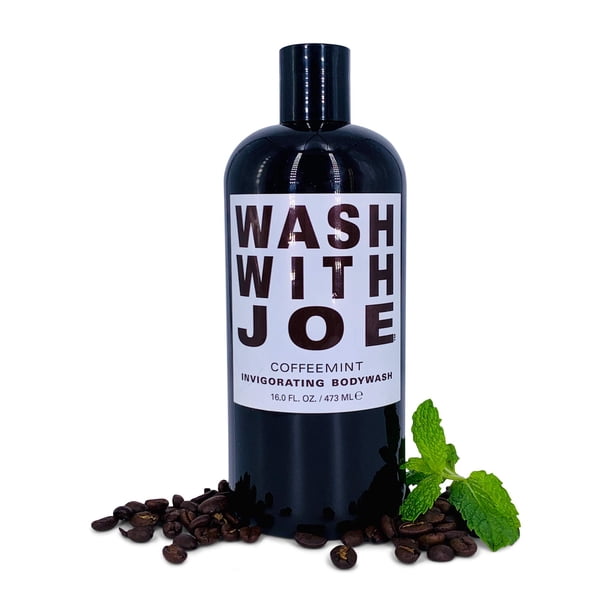 CoffeeMint - Gel de baño de café y menta para mujeres y hombres - Gel de baño vegano Sin parabenos Gel de baño sin crueldad (16 oz) - de Wash with Joe