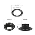 thumbnail image 3 of Unique Bargains Trousse d'Outils à Oeillets Noire avec Oeillets en Cuivre et Outils d'Installation (100 Ensembles), 3 of 6