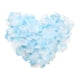 thumbnail image 1 of Uxcell 1000 piezas de pétalos de rosa artificiales, pétalos de flores de seda falsos para decoración de bodas, fiestas, propuestas y aniversarios, azul claro, 1 of 1