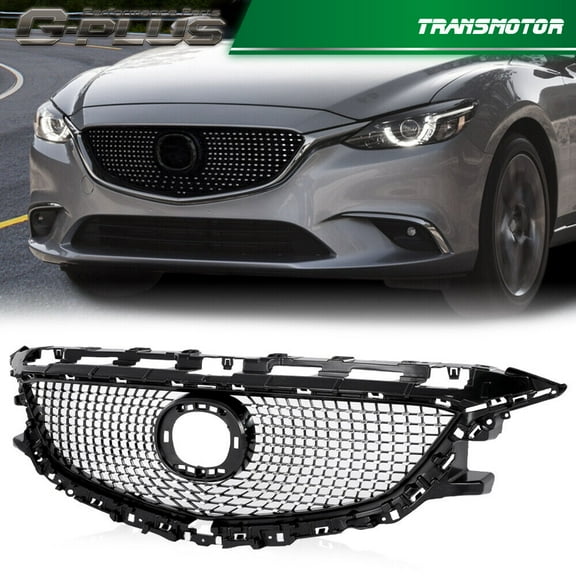 Fits for Mazda 6 Atenza 2014 - 2016 Diamond Front Bumper Grille