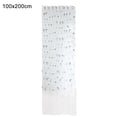 thumbnail image 1 of Cortina transparente bordada, cortina de gasa de ventana semi sombreada para balcón, dormitorio, comedor, 100x200cm, azul, 1 pieza AweSitey LF0160-01B, 1 of 7