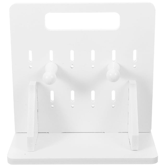 KONTONTY Peg Board Display Storage Organization Pegboard Display Racks 1 Set