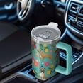 thumbnail image 4 of 40oz Double Wall Dog Cup with Handle – Spill Proof Lid, Coffee Straw, Insulated Stainless Steel Travel Tumbler for Pet Fans, 4 of 5