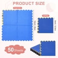 thumbnail image 3 of Uxcell 50Pack Servilletas de Papel con Borde Festoneado de Oro para Fiestas y Eventos [Azul Profundo], 3 of 6