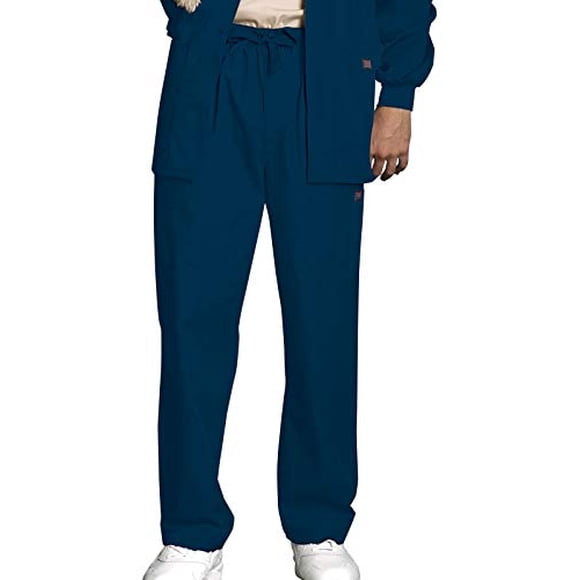 Cherokee Men's Big Originals Cargo Scrubs Pant, Navy, Medium Tall