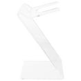 thumbnail image 3 of Miangastore Support de Sèche-Cheveux en Acrylique pour Rangement Léger Petite Taille Transparent une Pièce, 3 of 8