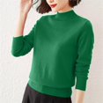 thumbnail image 2 of Chbgutlmr Turtleneck Tops for Women Fall Winter Long Sleeve Mock Neck Lightweight Comfy Knitted Sweaters, 2 of 3