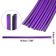 thumbnail image 4 of 20 Piezas Coche Aire Acondicionado Ventilación Salida Adorno Interior Tira Morado, 4 of 7