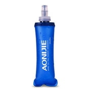 Angle View: Folding Running Sport Water Bag Portable Soft Plastic Drink Bottle Water Bag 250ml
