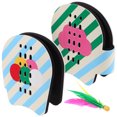 thumbnail image 1 of OULII 1Set Portable Badminton Paddle Set Lightweight Indoor and Outdoor Family Fun, 1 of 8