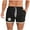 Black, variant on Clearance Mens Shorts, Man Printing Casual Sports Running Training Pocket Drawstring Shorts