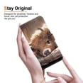 thumbnail image 6 of Leather For Samsung Galaxy A57 5G Wallet Case Crystal Material Painted Animal&Flowers&Hearts Pattern, Wallet For Women Men Card Holder Magnetic Clasp Kickstand Folio Case With Hand Strap,Color-26, 6 of 8