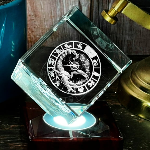 3D Crystal Diamond Scorpio