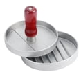 thumbnail image 4 of Prensa para hamburguesas, aleación de aluminio, antiadherente, molde para hamburguesas, fabricante de hamburguesas creado magistralmente, 4 of 8