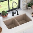thumbnail image 7 of Elkay Elxu3322 Quartz Luxe 33" Undermount Double Basin Quartz Composite Kitchen Sink -, 7 of 7