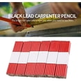 thumbnail image 3 of 72 Pcs 175mm Crayons de Charpentier Rouges Octogonaux pour Bois Dur, 3 of 5