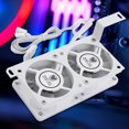 thumbnail image 3 of Ventilador refrigeración ruido 1000-3000RPM 5V para DDR/DDR2/DDR3/DDR4/DDR5 (blanco), 3 of 9