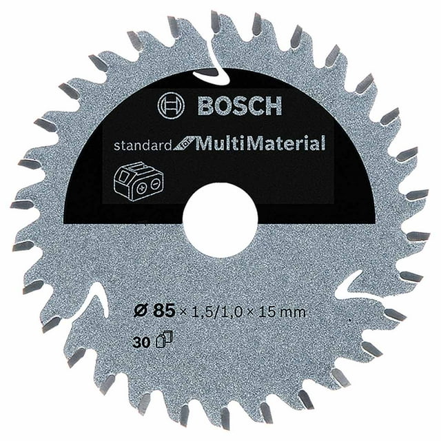 Disco de Corte BOSCH 30 Dientes 3 1/2In Sierra Circular Metal Madera 2608837752