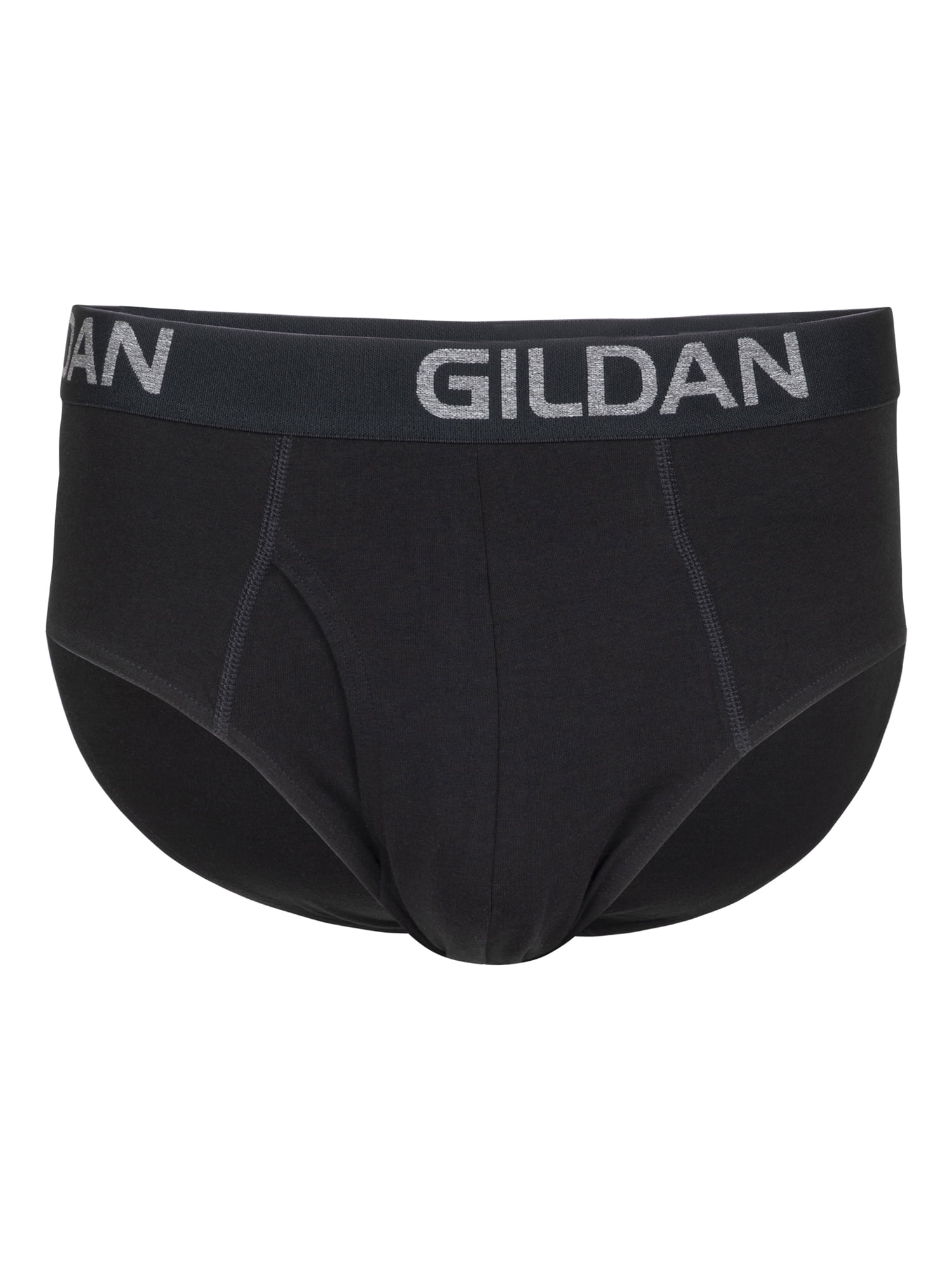 GILDAN MEN'S BOXER Briefs, 5-Pack (Black, Dark Gray), Size Large