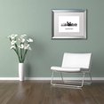 thumbnail image 3 of Trademark Fine Art 'Lexington Kentucky Skyline WB-BW' Canvas Art by Marlene Watson, White Matte, Silver Frame, 3 of 4