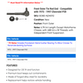 thumbnail image 2 of Front Outer Tie Rod End - Compatible with 1975 - 1997 Chevy P30 1976 1977 1978 1979 1980 1981 1982 1983 1984 1985 1986 1987 1988 1989 1990 1991 1992 1993 1994 1995 1996, 2 of 2