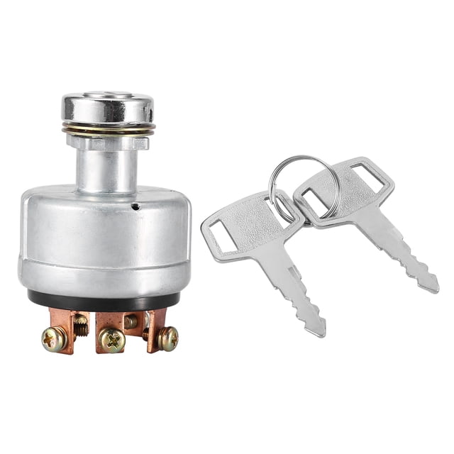 Silver Professional Ignition Switch, Ignition Starter Key Switch, For Yn50S00002F1 For Kobelco Ignition Switch