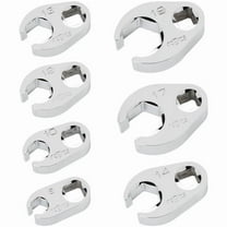 Nepros NPNTBNS307 0.375 in. Drive Metric Crowfoot Wrench Set - 7 Piece