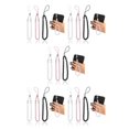thumbnail image 2 of pitrice 3pcs Lanyard Cell Phone Anti-lost Safety Bling Rope Wristband Charm Supply Strap Lanyards Fashionable Short Type 5Set, 2 of 6