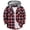 Pink, variant on Mens Casual Button Down Long Sleeve Shirts Flannel Plaid Hoodies Shirts Casual Plaid Lightweight Jackets Shirt Bule&Yellow 2XL