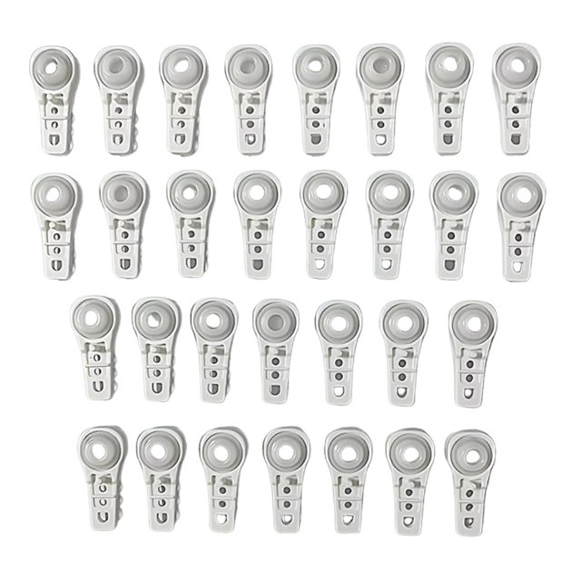 30 piezas de soportes de rodamientos de bolas para canal y varilla transversal, deslizamiento suave, accesorios de repuesto de calidad fáciles