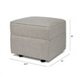 thumbnail image 6 of Namesake Willa-Alden Gliding Ottoman In Grey Eco-Weave, 6 of 6