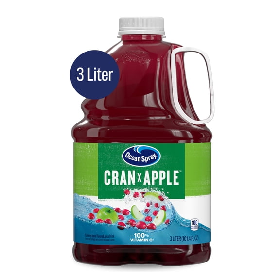 Ocean Spray® Cran-Apple™ Cranberry Apple Juice Drink, 101.4 fl oz Bottle