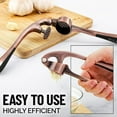 thumbnail image 5 of Zulay Kitchen Garlic Press Set, Easy to Squeeze Garlic Mincer with Peeler & Cleaner, 5 of 9