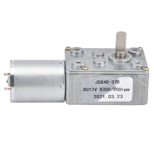 DC Motor,Worm Gear Motor JSX40370 Electric Motor Gear Reducer Sturdy Construction