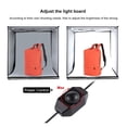 thumbnail image 6 of 60x60 Photo Studio Light Box Photography Studio Shooting Light Tent Box 6 Colors Backgrounds Tabletop LED Light Studio Box ,Long Lasting, 6 of 7