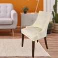 thumbnail image 4 of Dining Chair Cover Elastic Chair Cover for Hotel,Dining Room,Wedding Home Party Beige White, 4 of 10