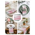 thumbnail image 3 of Pink Gray White Cloth Napkins Set of 8 Reusable Dinner Napkins, Contemporary Simple Abstract Mottled Cocktail Napkin Washable Table Napkins for Wedding/Holiday Party/Baby Shower 20"x20", 3 of 7