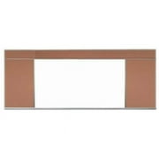 Aarco Products 120F-410M-262-845 Combination Top Tackboard- Sedona - 4 x 10 ft.