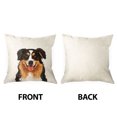 thumbnail image 3 of WIRESTER 18x18 inch Square Decorative Throw Sofa Pillow Cases, Cute Black Aussie Australian Shepherd Dog, 3 of 7