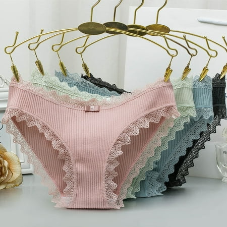 

MaFYtyTPR Womens Briefs Underwear on Clearance New Sexy Ventilation Low-Waist Ladies Buttock and Buttock Lace Underpant