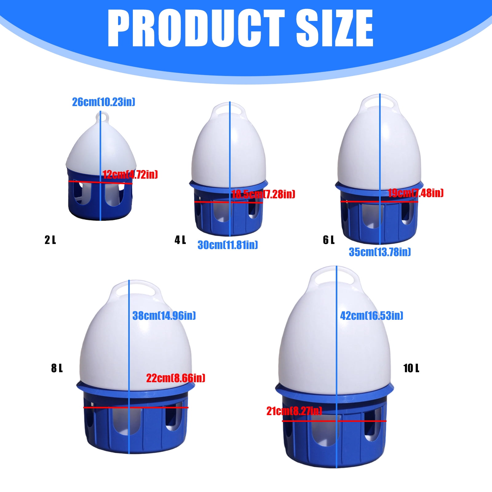 Plastic Pigeons Water Feeder Automatic Feeding Tool for Various Pet Birds Accessories