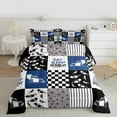 thumbnail image 2 of Manfei Boys Construction Truck Full Size Comforter Sets, Tractor Machinery Bedding Comforter Set, Cartoon Vehicle Theme Reversible Bedding Sets, Lightweight Room Decor, 3-Piece, 2 of 8